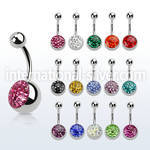 bnmtj15 belly rings surgical steel 316l belly button