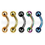 bntb5 belly rings anodized surgical steel 316l belly button