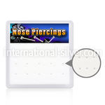 br13a displays acrylic body jewelry belly button