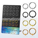 brcrt3b anodized surgical steel ball closure rings ear  othersear  lobe ear otherseyebrow helix tragus  piercing