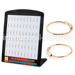 brend3 surgical steel nose ring hoops rosegoldpvd display 60