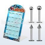 brlbbcn labrets lip rings surgical steel 316l labrets chin