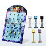 brlbdi labrets lip rings anodized surgical steel 316l labrets chin