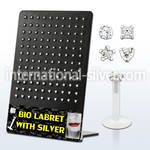 brlbi12 labrets lip rings bioflex ptfe labrets chin