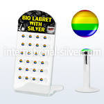brlbi25 labrets lip rings bioflex ptfe labrets chin
