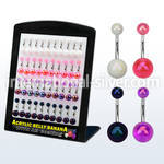brmix29 belly rings surgical steel 316l belly button