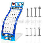 brmlb7 labrets lip rings surgical steel 316l labrets chin