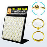 brnhmx3 nose hoop silver 925 nose