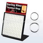brnhmx7 seamless segment rings silver 925 nose