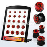 brpg104 plugs gauges acrylic body jewelry ear lobe