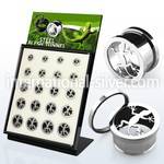 brpg147b tunnels gauges surgical steel 316l ear lobe