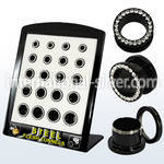 brpg148b tunnels gauges anodized surgical steel 316l ear lobe