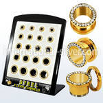 brpg148c tunnels gauges anodized surgical steel 316l ear lobe