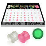 brpg164 plugs gauges acrylic body jewelry ear lobe