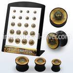 brpg166 plugs gauges acrylic body jewelry ear lobe
