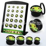 brpg169 plugs gauges acrylic body jewelry ear lobe