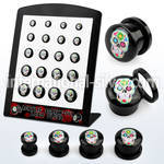 brpg173 plugs gauges acrylic body jewelry ear lobe