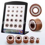 brpg180 tunnels gauges organic body jewelry ear lobe