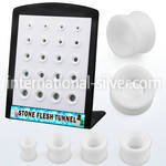brpg189 tunnels gauges organic body jewelry ear lobe