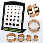 brpg196 tunnels gauges anodized surgical steel 316l ear lobe