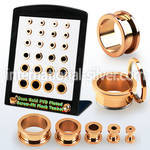 brpg197 tunnels gauges anodized surgical steel 316l ear lobe