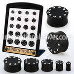 brpg207 tunnels gauges organic body jewelry ear lobe