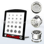 brpg91 tunnels gauges surgical steel 316l ear lobe