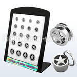 brpg94 tunnels gauges surgical steel 316l ear lobe