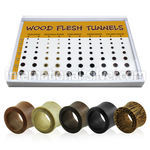 brpg95 tunnels gauges organic body jewelry ear lobe
