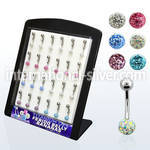 brubn4 belly rings titanium g23 implant grade belly button