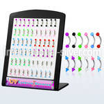 bruv3 micro curved barbells surgical steel 316l with acrylic parts eyebrow
