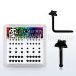 bxaksr nose bone acrylic body jewelry nose