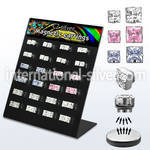 bzqmgm fake illusion body jewelry silver 925 belly button