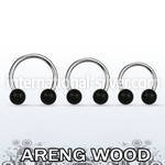 cbar5 horseshoes organic body jewelry ear lobe