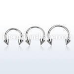 cbcn horseshoes surgical steel 316l belly button