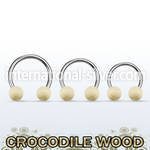 cbcr5 horseshoes organic body jewelry ear lobe