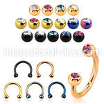 cbetjb25 horseshoes anodized surgical steel 316l eyebrow