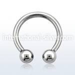 cbr10 horseshoes surgical steel 316l belly button