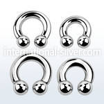 cbr2 horseshoes surgical steel 316l belly button