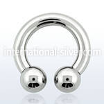 cbr4 horseshoes surgical steel 316l belly button