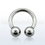 cbr8g horseshoes surgical steel 316l belly button