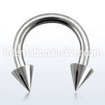 cbrcn10 horseshoes surgical steel 316l belly button