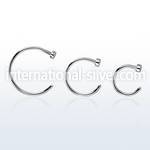 clns20 fake illusion body jewelry surgical steel 316l nose