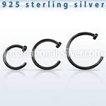 cpcln20 nose hoop silver 925 nose