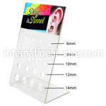 dac86 displays acrylic body jewelry belly button