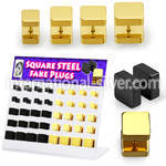 dacb132 cheaters  illusion plugs and tapers anodized surgical steel 316l ear lobe