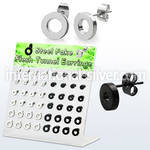 dacb201 cheaters  illusion plugs and tapers anodized surgical steel 316l ear lobe