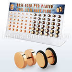 dacb217 cheaters  illusion plugs and tapers anodized surgical steel 316l ear lobe