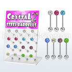 dacb38 straight barbells surgical steel 316l tongue