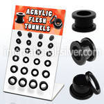 dapg11 tunnels gauges acrylic body jewelry ear lobe